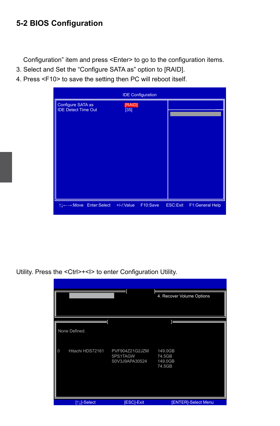 2 bios configuration, 3 create raid in bios | Foxconn P55MX User Manual | Page 79 / 111
