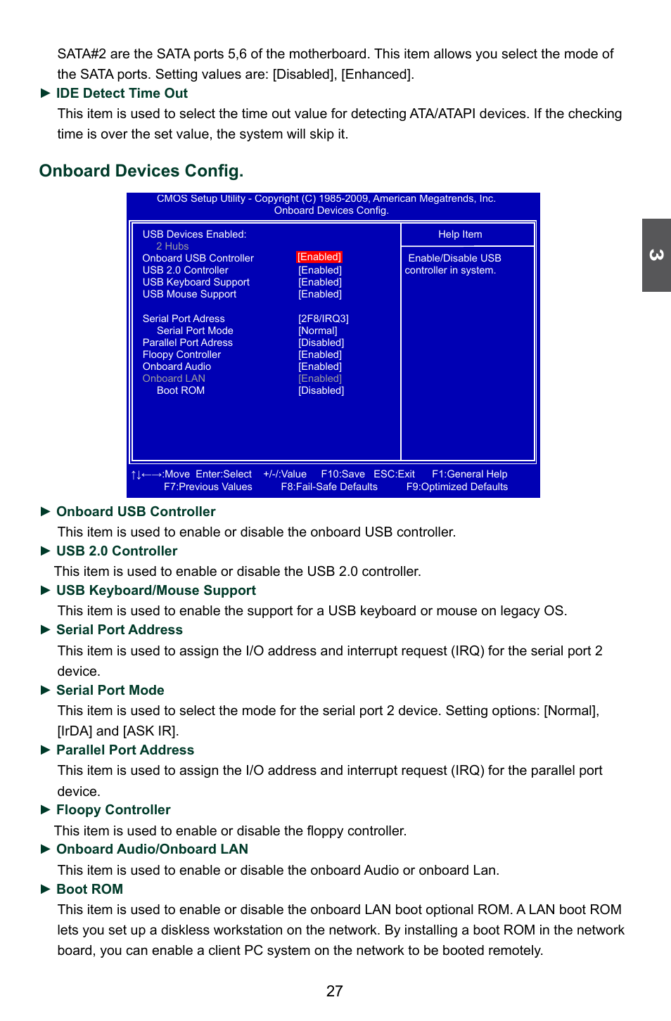 Onboard devices config | Foxconn Q57M User Manual | Page 34 / 113