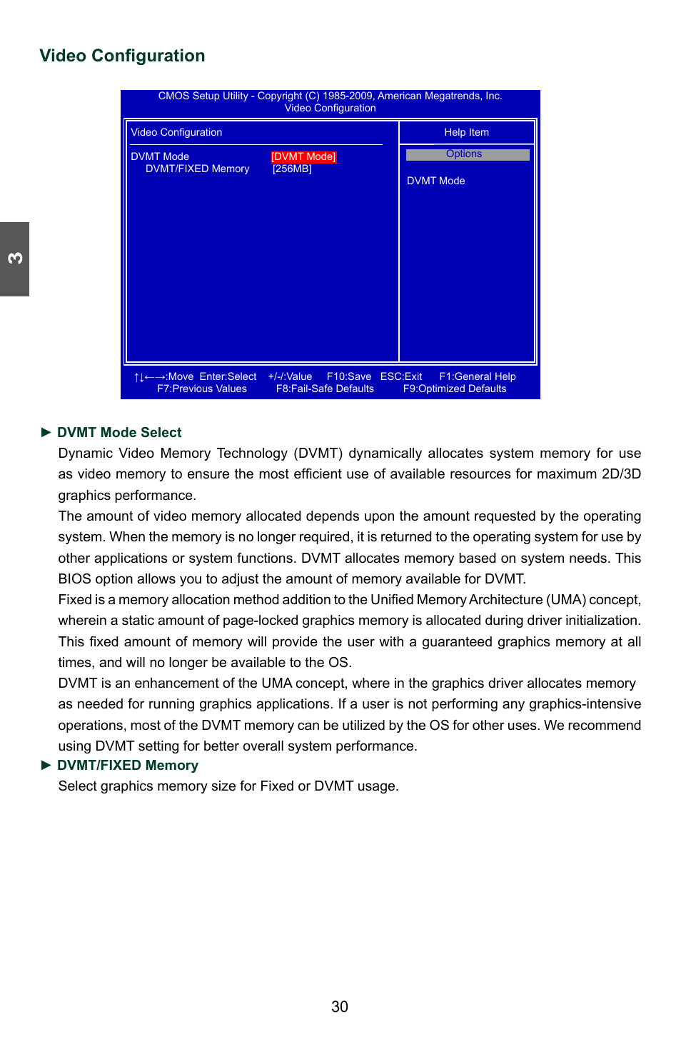 Video configuration | Foxconn Q57M User Manual | Page 37 / 113