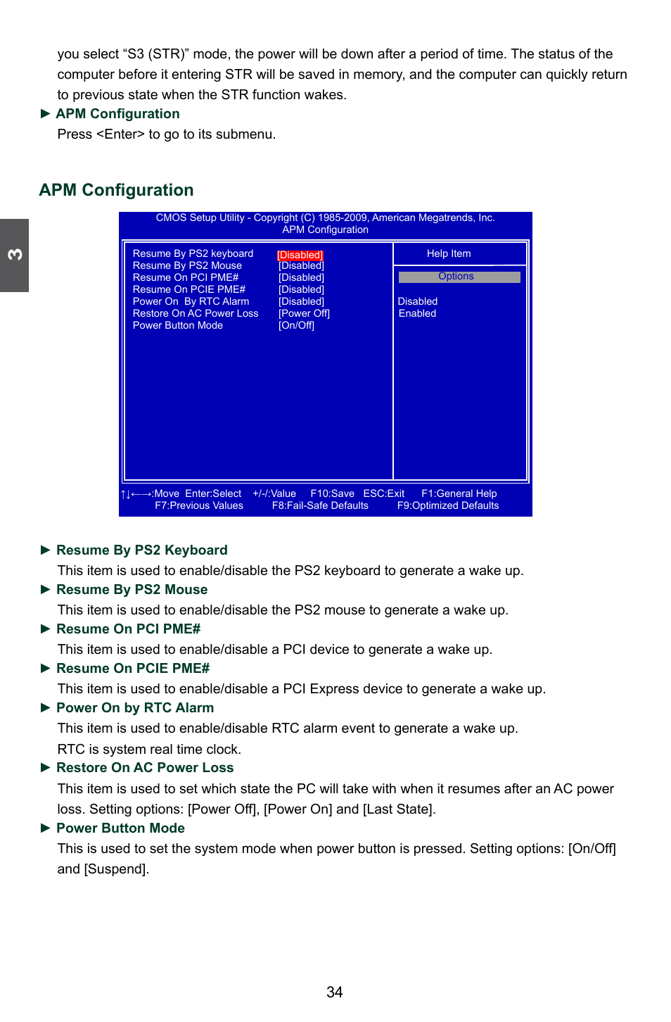 Apm configuration | Foxconn Q57M User Manual | Page 41 / 113