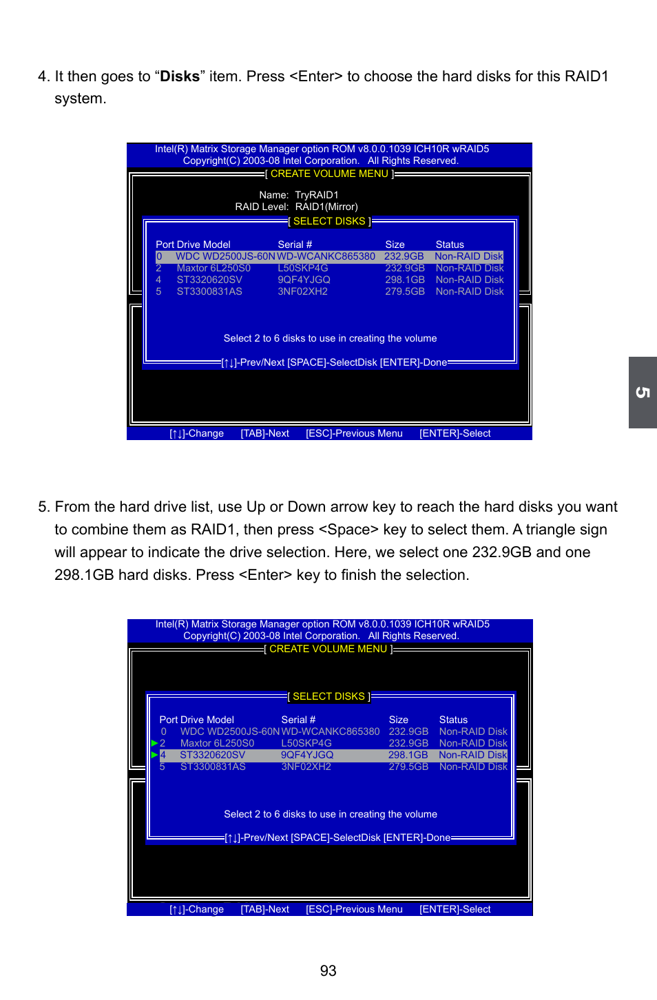 Creating raid 1 | Foxconn Bloodrage User Manual | Page 100 / 127