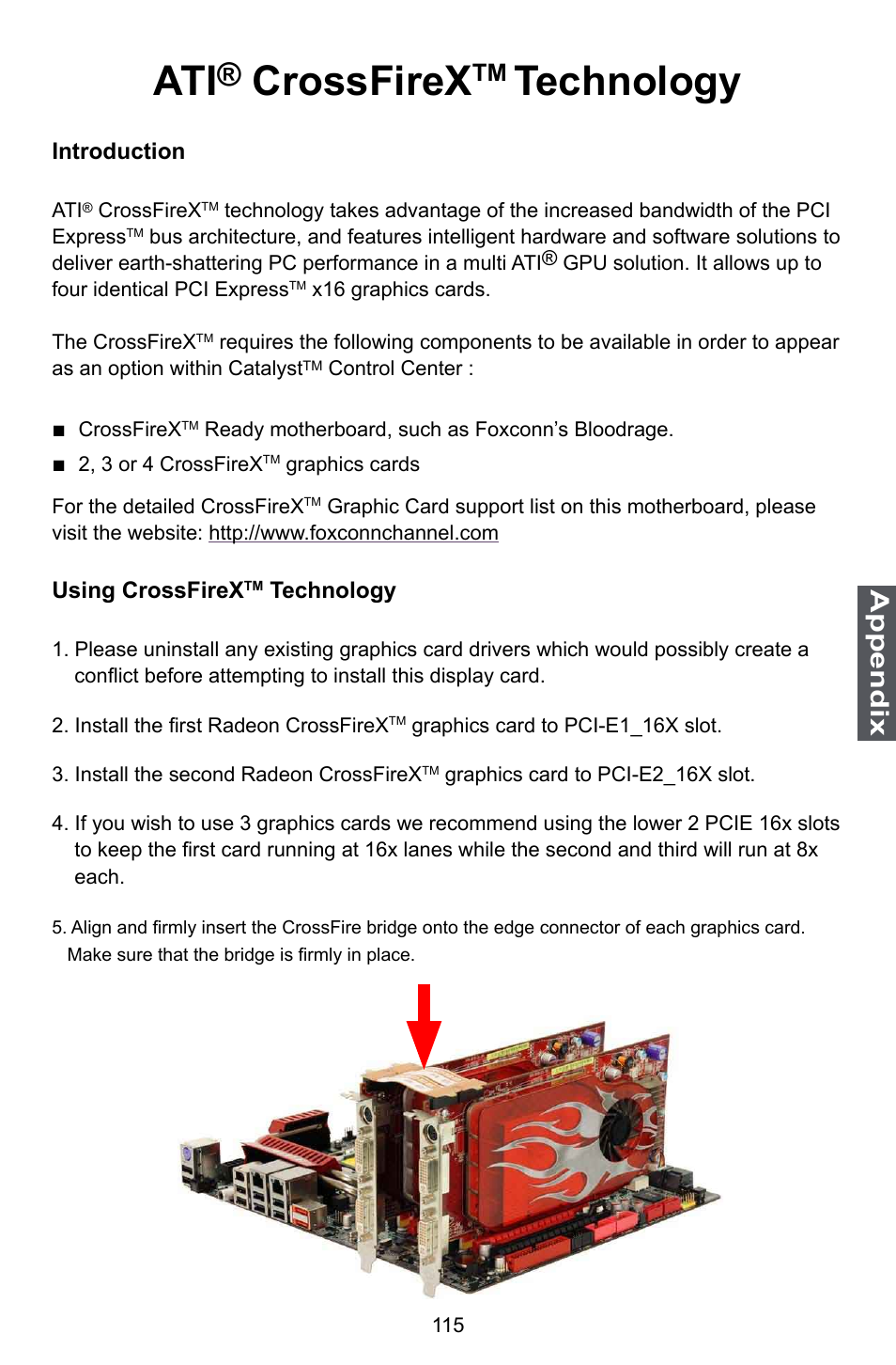 Crossfirex, Technology, Appendix | Foxconn Bloodrage User Manual | Page 122 / 127