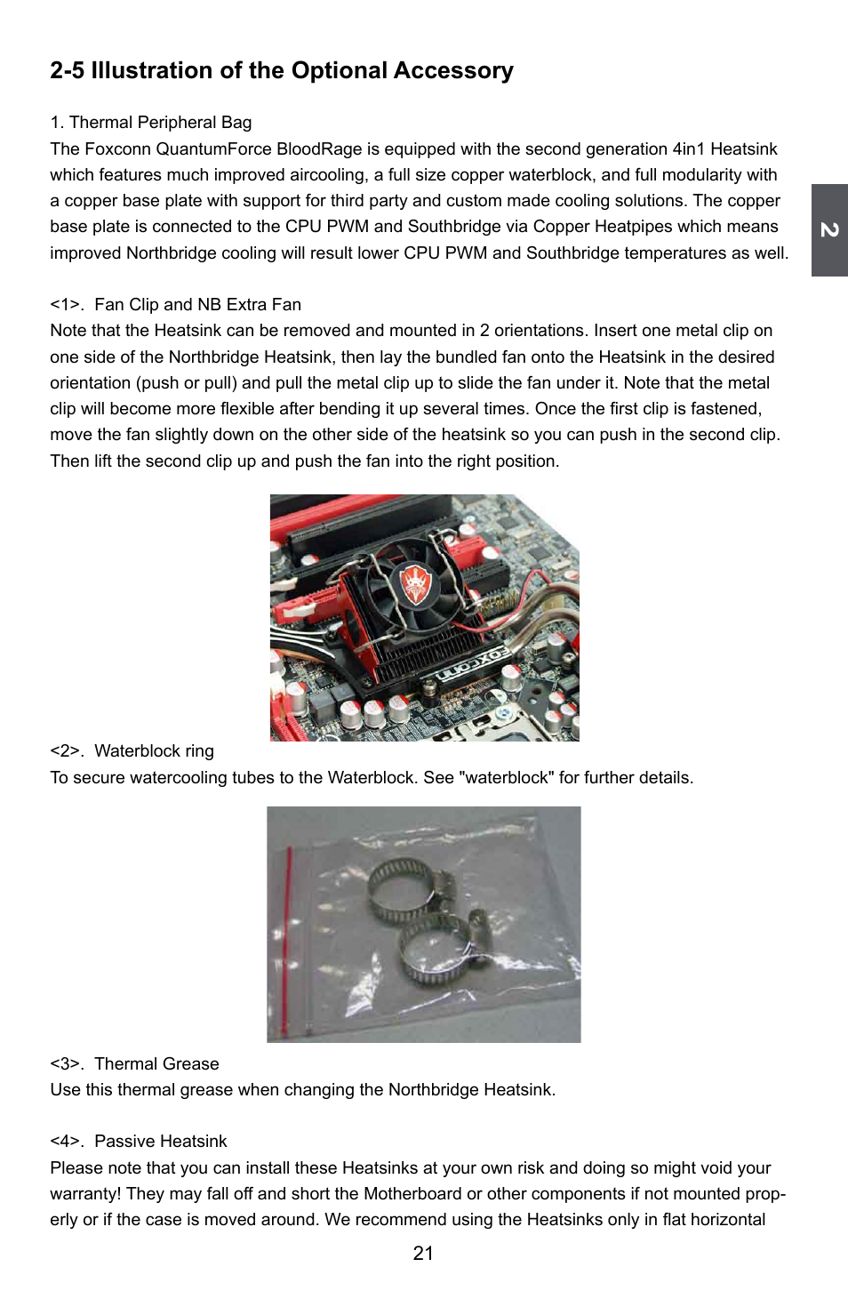 5 illustration of the optional accessory | Foxconn Bloodrage User Manual | Page 28 / 127