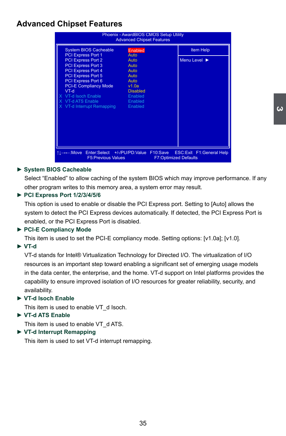 Advanced chipset features | Foxconn Bloodrage User Manual | Page 42 / 127