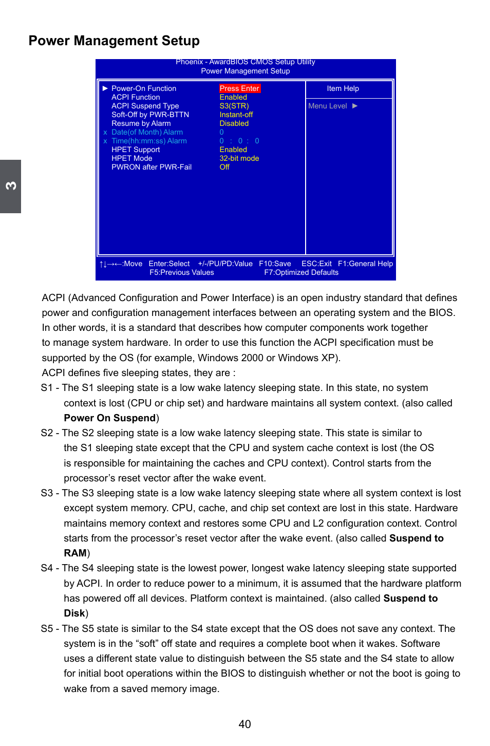 Power management setup | Foxconn Bloodrage User Manual | Page 47 / 127