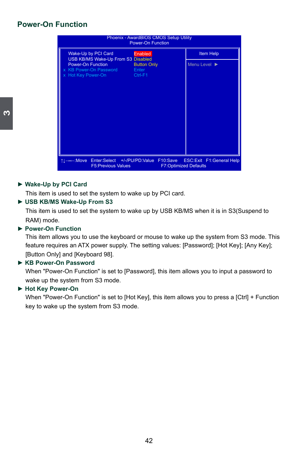 Power-on function | Foxconn Bloodrage User Manual | Page 49 / 127