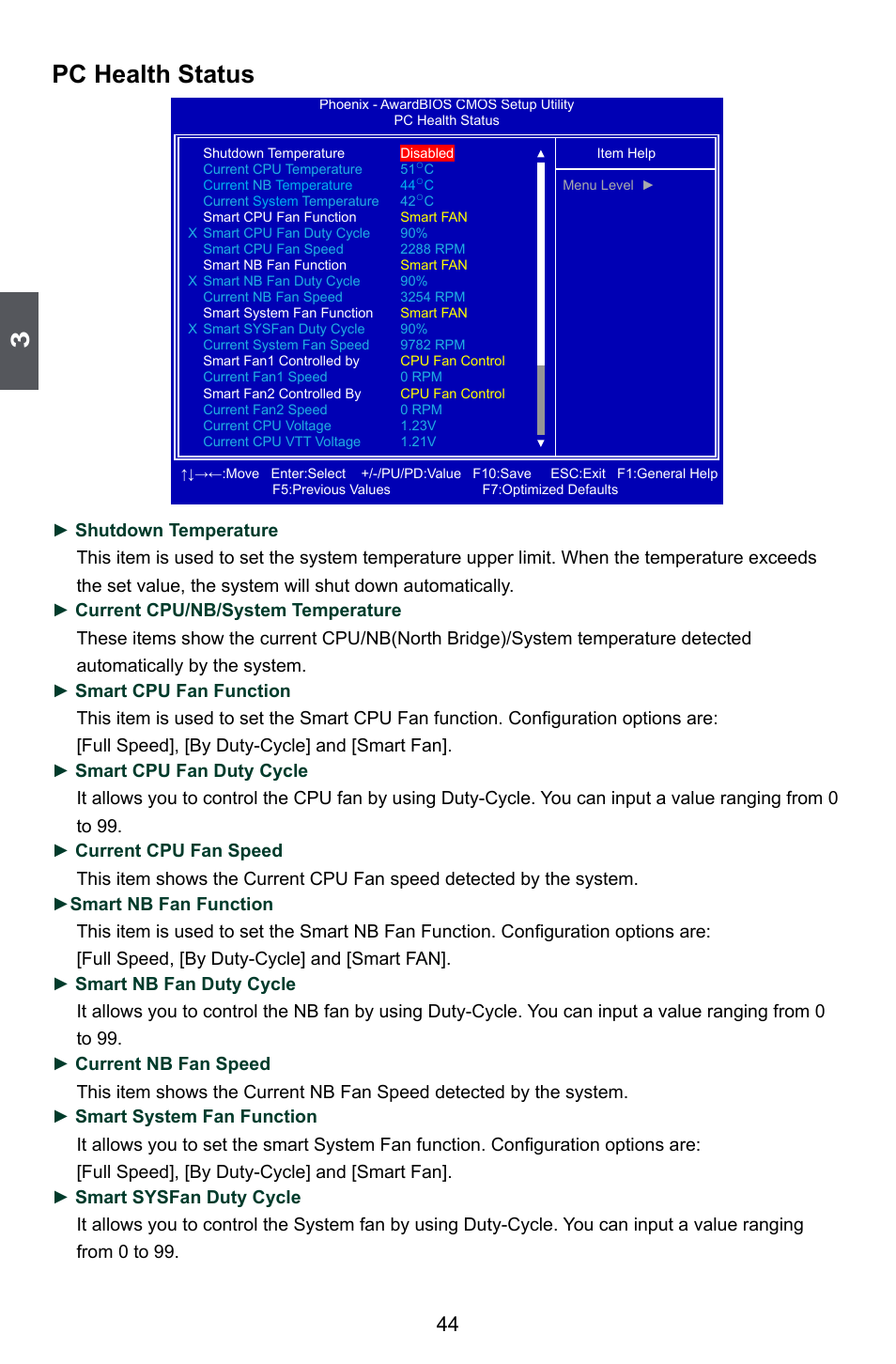 Pc health status | Foxconn Bloodrage User Manual | Page 51 / 127