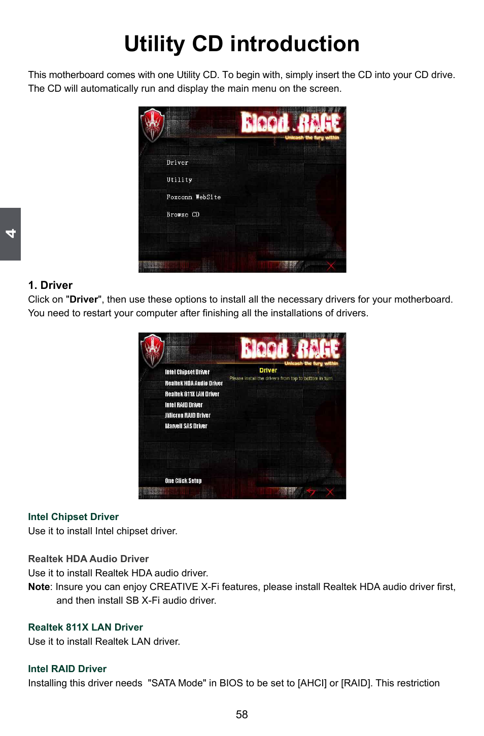 Utility cd introduction | Foxconn Bloodrage User Manual | Page 65 / 127