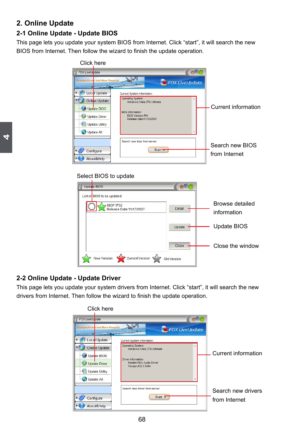 Online update | Foxconn Bloodrage User Manual | Page 75 / 127