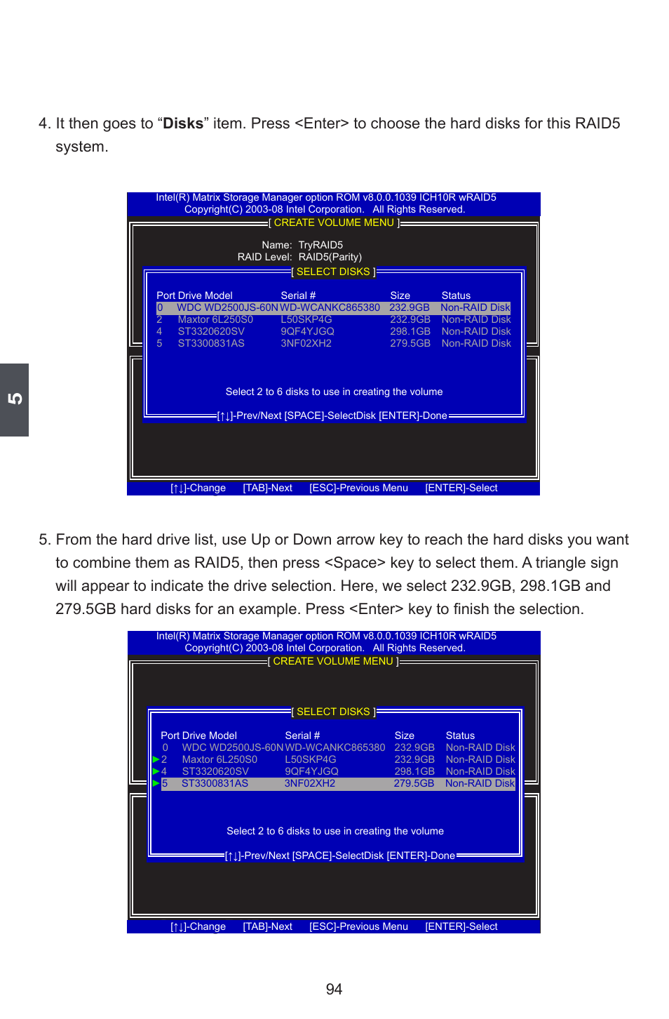 Creating raid 1 | Foxconn FlamingBlade User Manual | Page 101 / 122