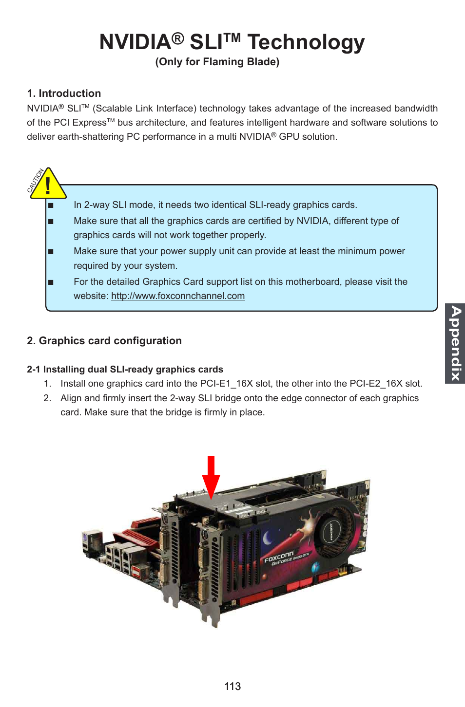 Nvidia, Technology, Appendix | Foxconn FlamingBlade User Manual | Page 120 / 122