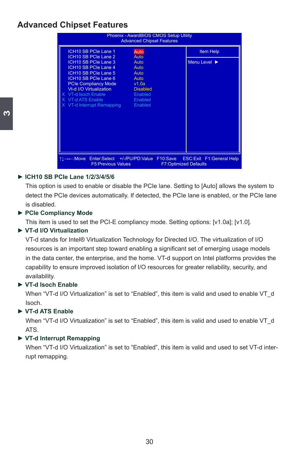Advanced chipset features | Foxconn FlamingBlade User Manual | Page 37 / 122