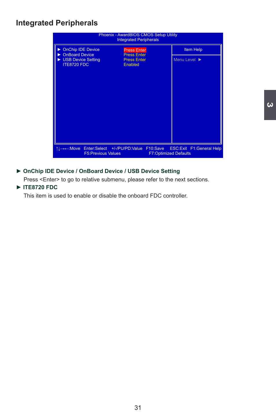 Integrated peripherals | Foxconn FlamingBlade User Manual | Page 38 / 122