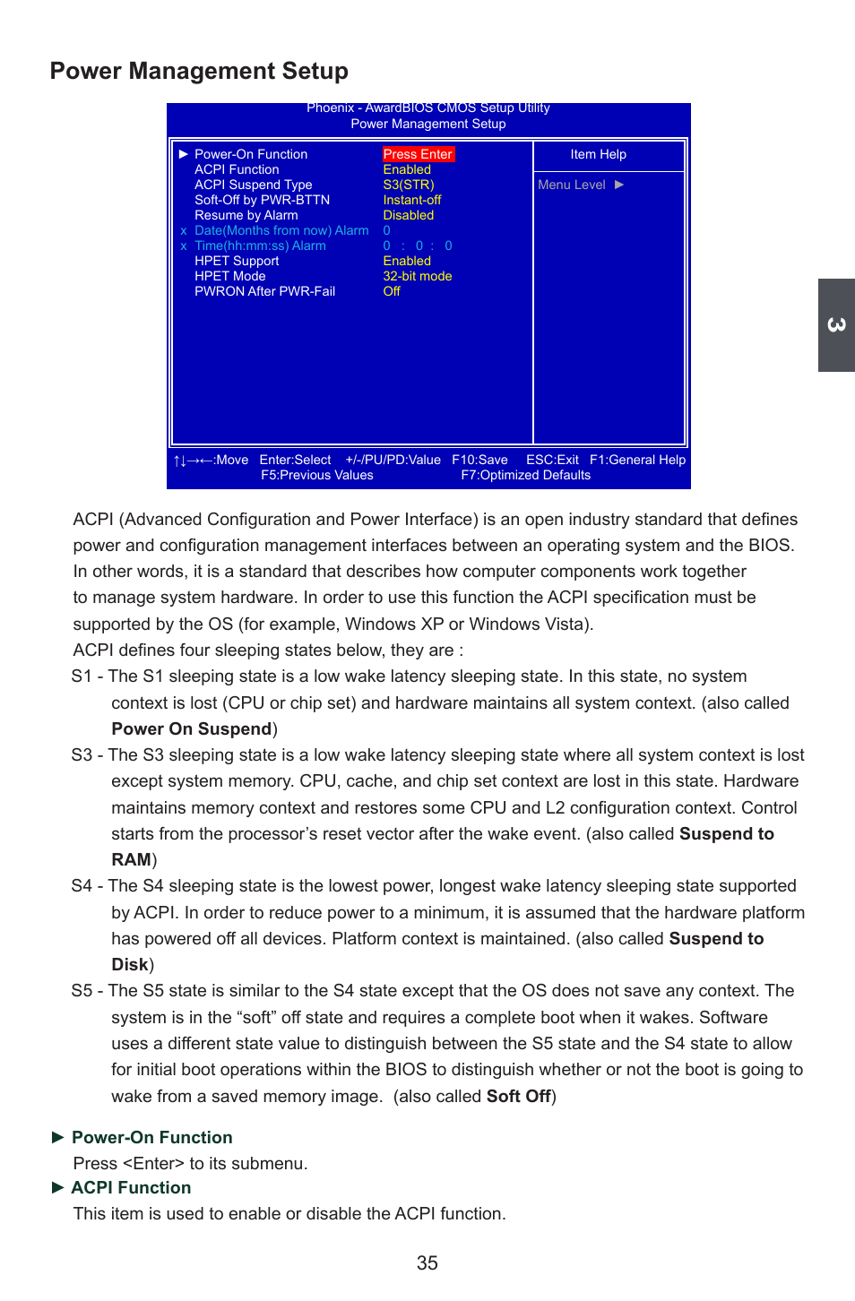 Power management setup | Foxconn FlamingBlade User Manual | Page 42 / 122