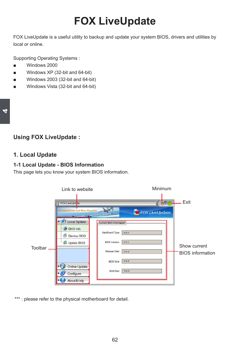 Fox liveupdate | Foxconn FlamingBlade User Manual | Page 69 / 122