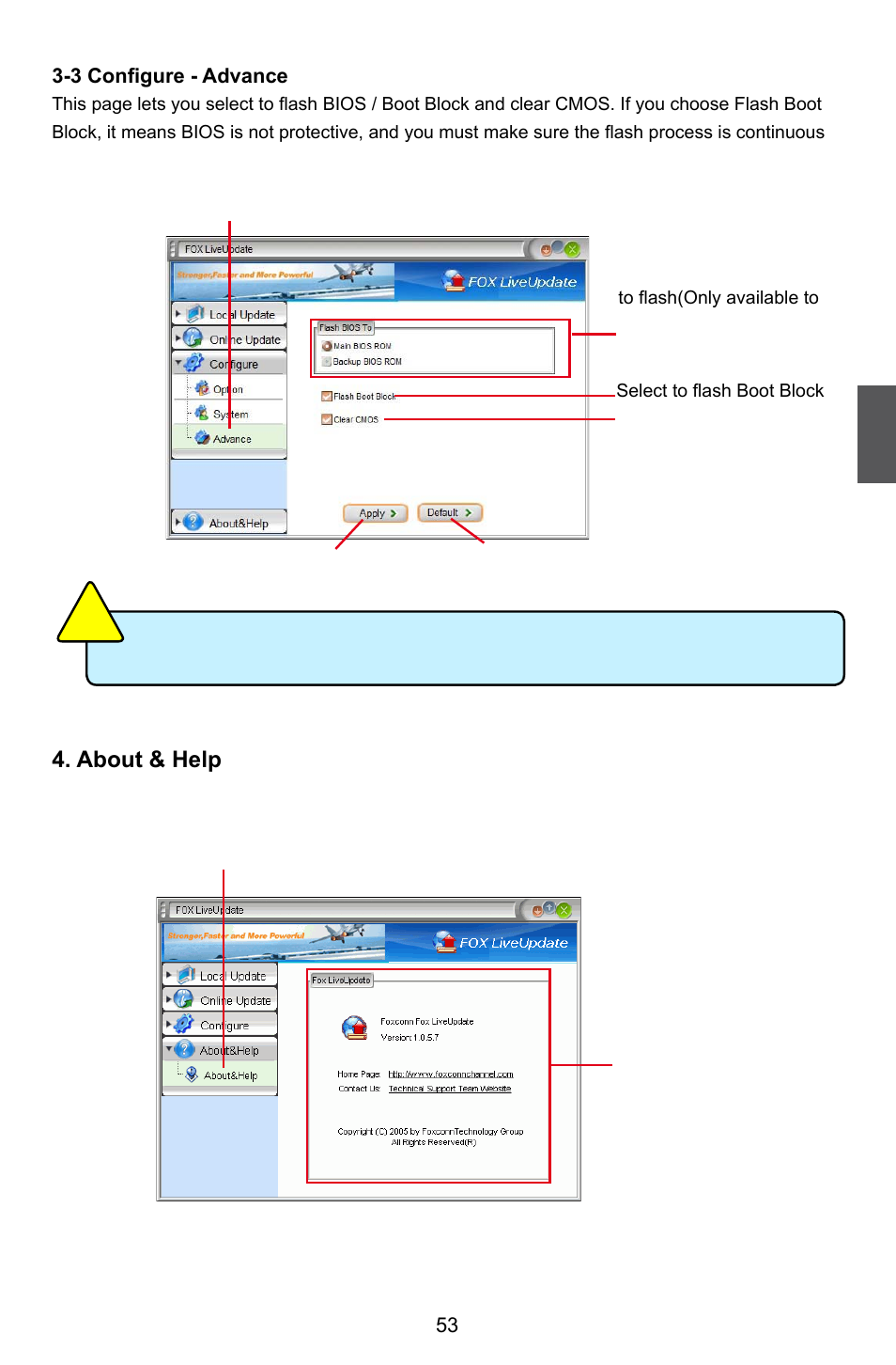 About & help | Foxconn Quantumian1 User Manual | Page 60 / 112