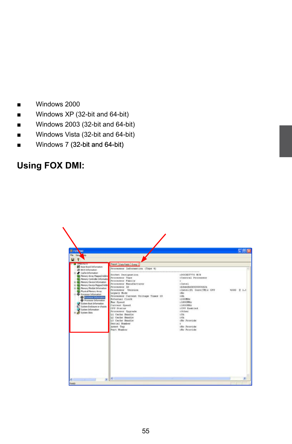 Fox dmi, Using fox dmi | Foxconn Quantumian1 User Manual | Page 62 / 112