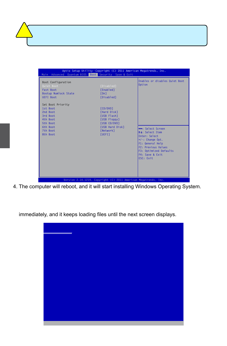 4 install a new windows xp | Foxconn Quantumian1 User Manual | Page 99 / 112