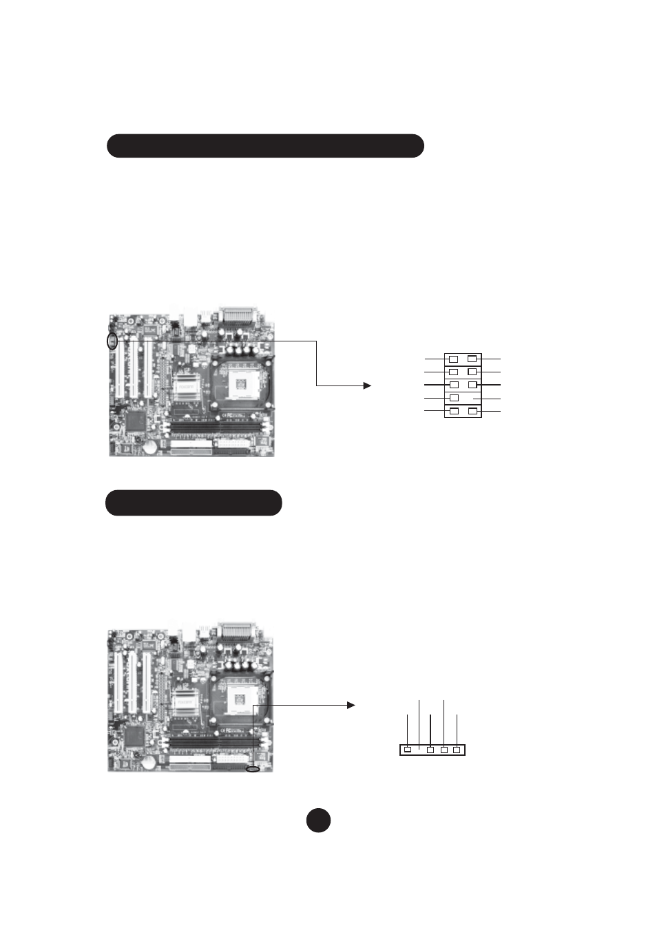 Front audio connector: f_audio, Irda header: ir | Foxconn 845GV4MR-ES User Manual | Page 8 / 10