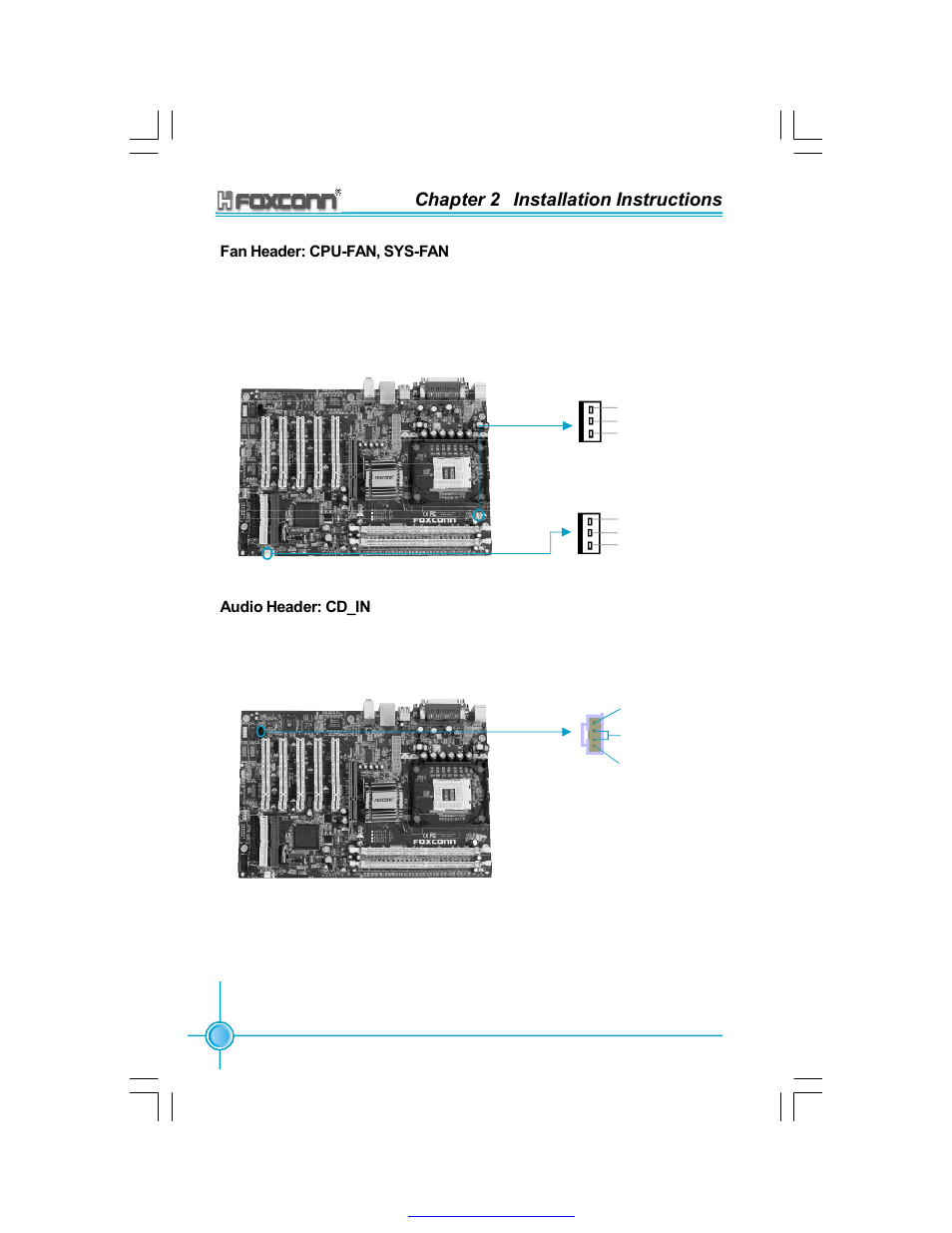 Chapter 2 installation instructions | Foxconn 865A05-G-6ELS User Manual | Page 22 / 88