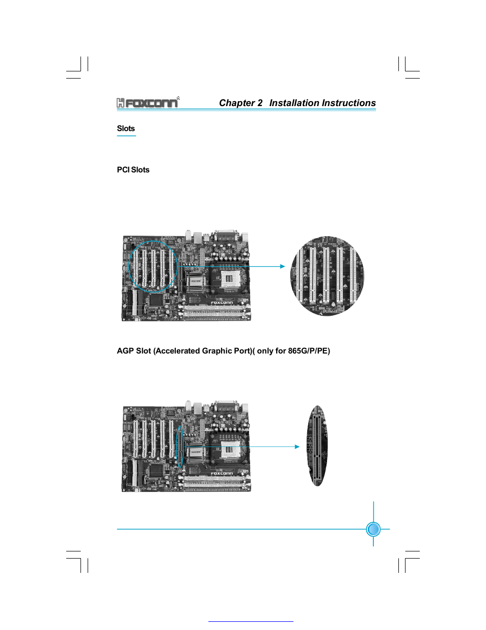 Chapter 2 installation instructions | Foxconn 865A05-G-6ELS User Manual | Page 25 / 88