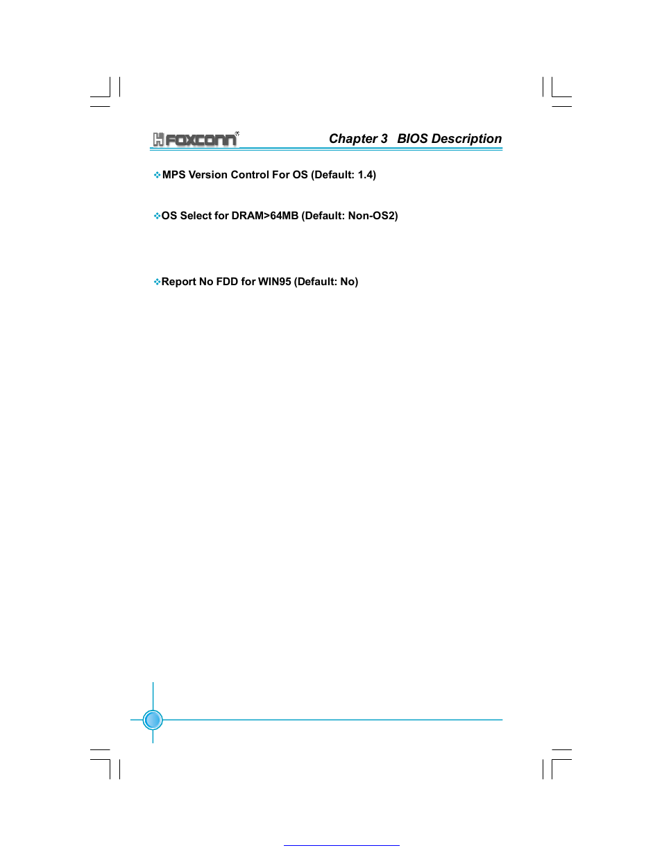 Chapter 3 bios description | Foxconn 865A05-G-6ELS User Manual | Page 38 / 88