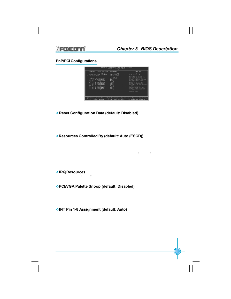 Chapter 3 bios description | Foxconn 865A05-G-6ELS User Manual | Page 49 / 88