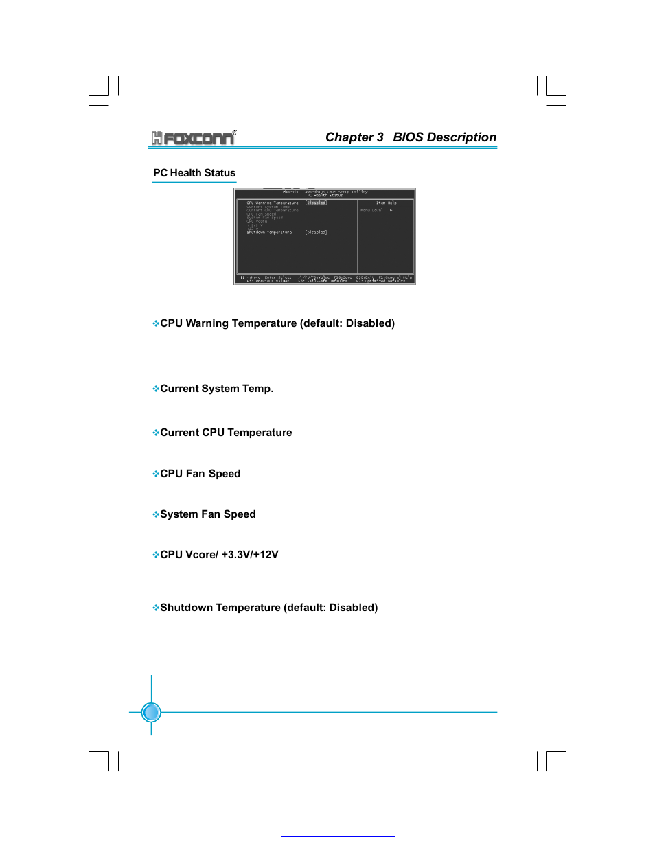 Chapter 3 bios description | Foxconn 865A05-G-6ELS User Manual | Page 50 / 88