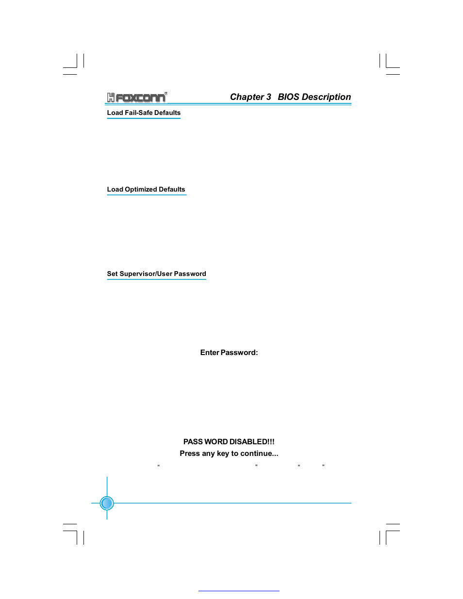 Chapter 3 bios description | Foxconn 865A05-G-6ELS User Manual | Page 52 / 88