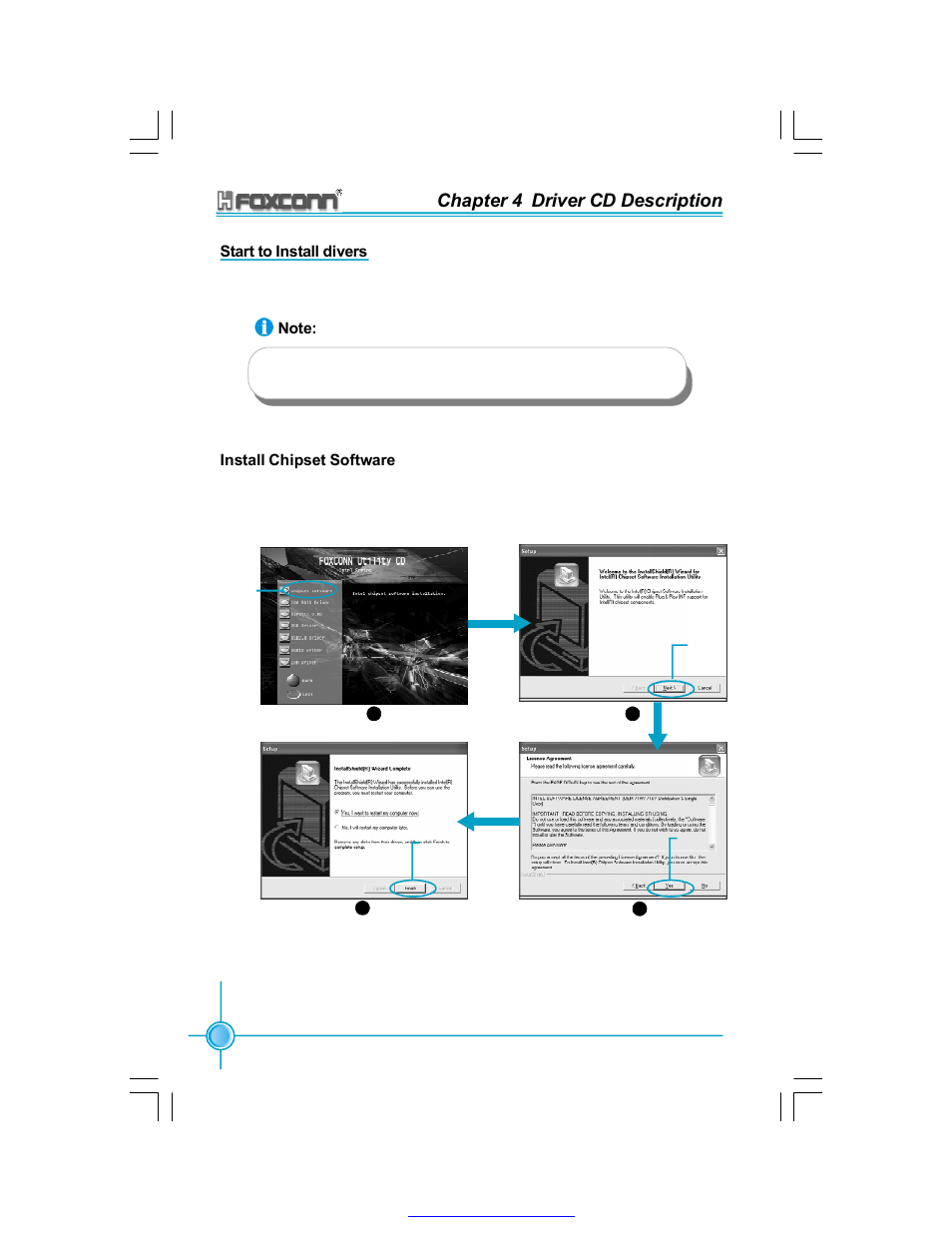 Chapter 4 driver cd description | Foxconn 865A05-G-6ELS User Manual | Page 56 / 88