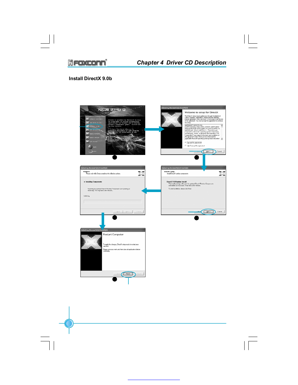 Chapter 4 driver cd description | Foxconn 865A05-G-6ELS User Manual | Page 58 / 88