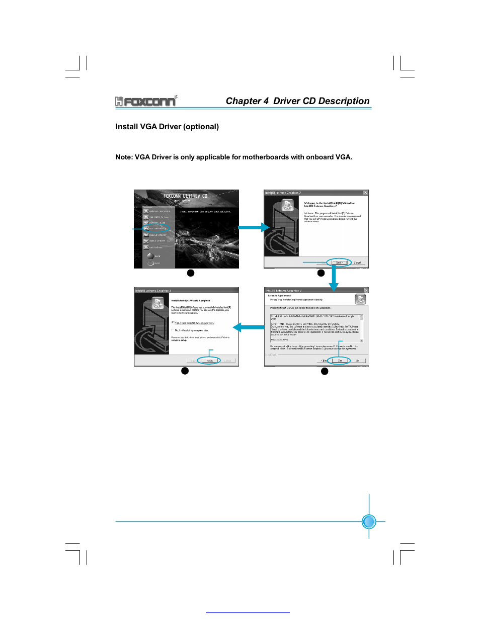 Chapter 4 driver cd description | Foxconn 865A05-G-6ELS User Manual | Page 59 / 88