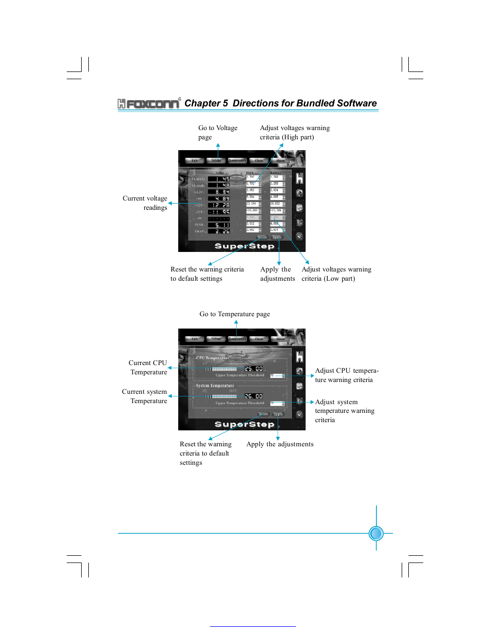 Chapter 5 directions for bundled software | Foxconn 865A05-G-6ELS User Manual | Page 69 / 88