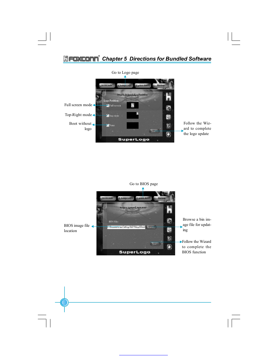 Chapter 5 directions for bundled software | Foxconn 865A05-G-6ELS User Manual | Page 72 / 88