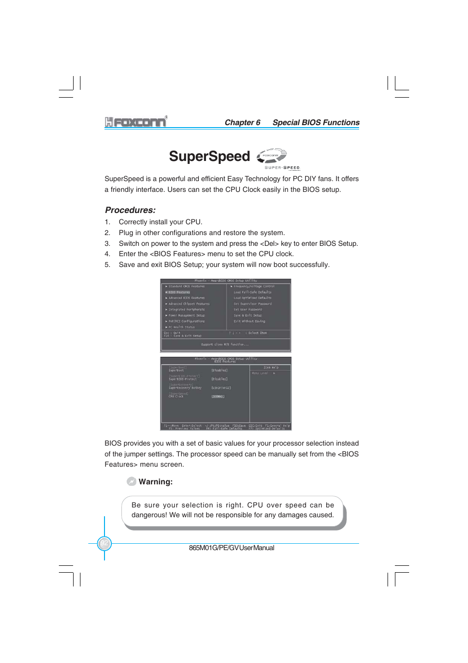Superspeed | Foxconn 865M01-G-6ELS User Manual | Page 100 / 111