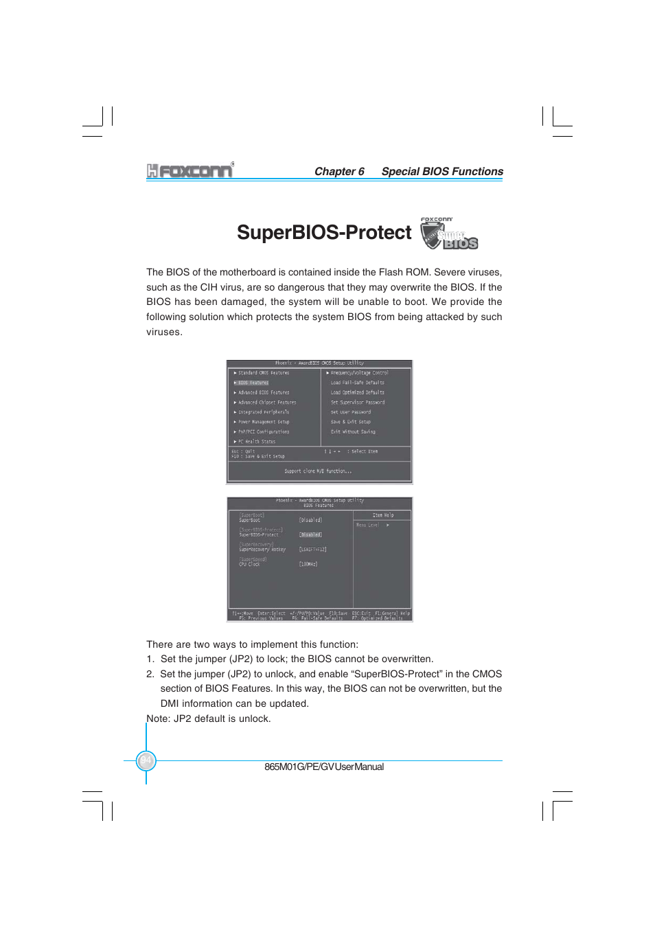 Superbios-protect | Foxconn 865M01-G-6ELS User Manual | Page 102 / 111