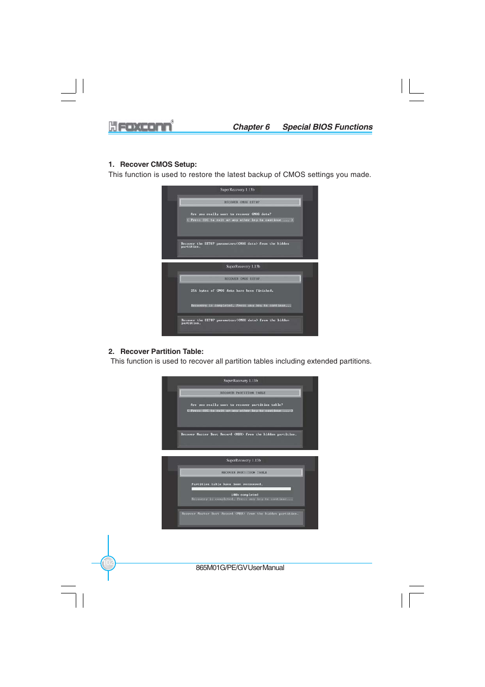 Foxconn 865M01-G-6ELS User Manual | Page 110 / 111