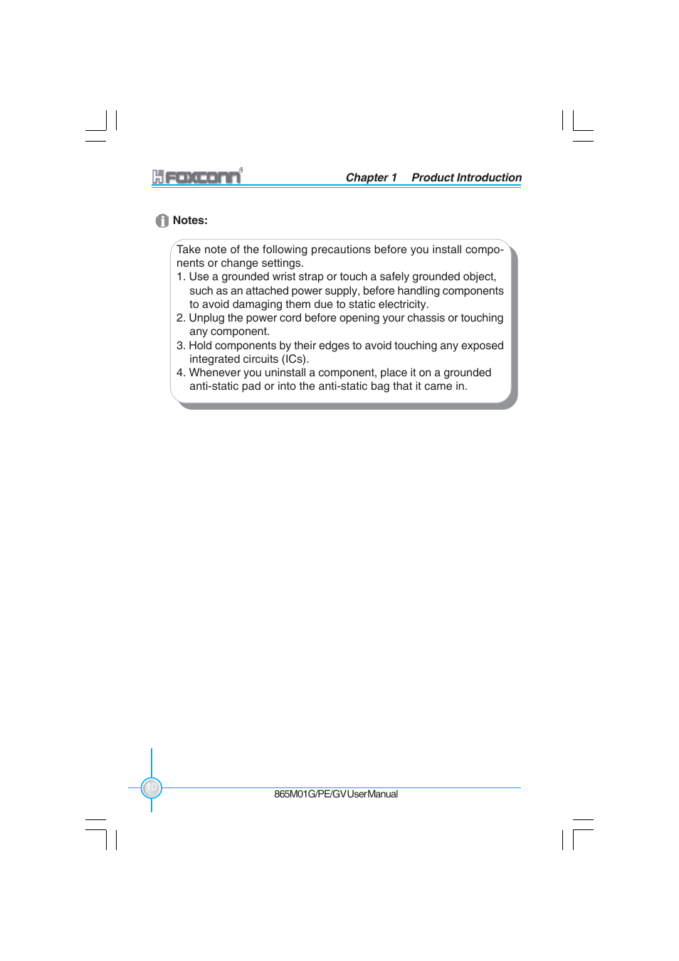 Foxconn 865M01-G-6ELS User Manual | Page 18 / 111
