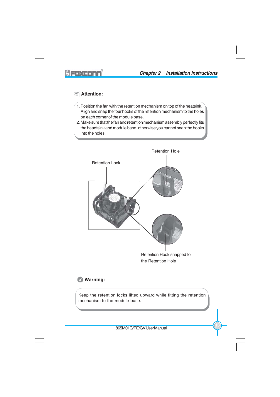 Foxconn 865M01-G-6ELS User Manual | Page 21 / 111