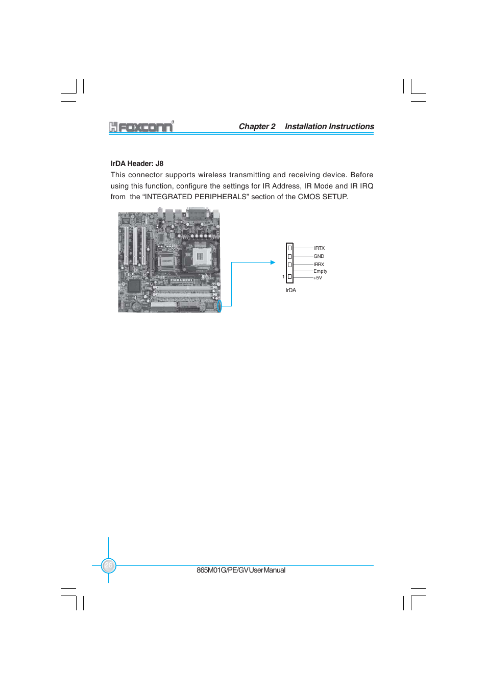 Chapter 2 installation instructions | Foxconn 865M01-G-6ELS User Manual | Page 34 / 111