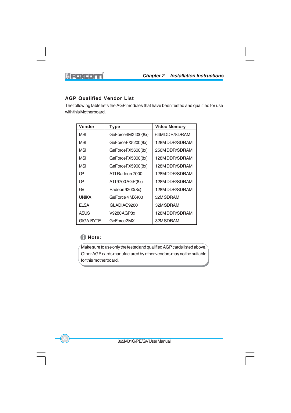 Foxconn 865M01-G-6ELS User Manual | Page 44 / 111