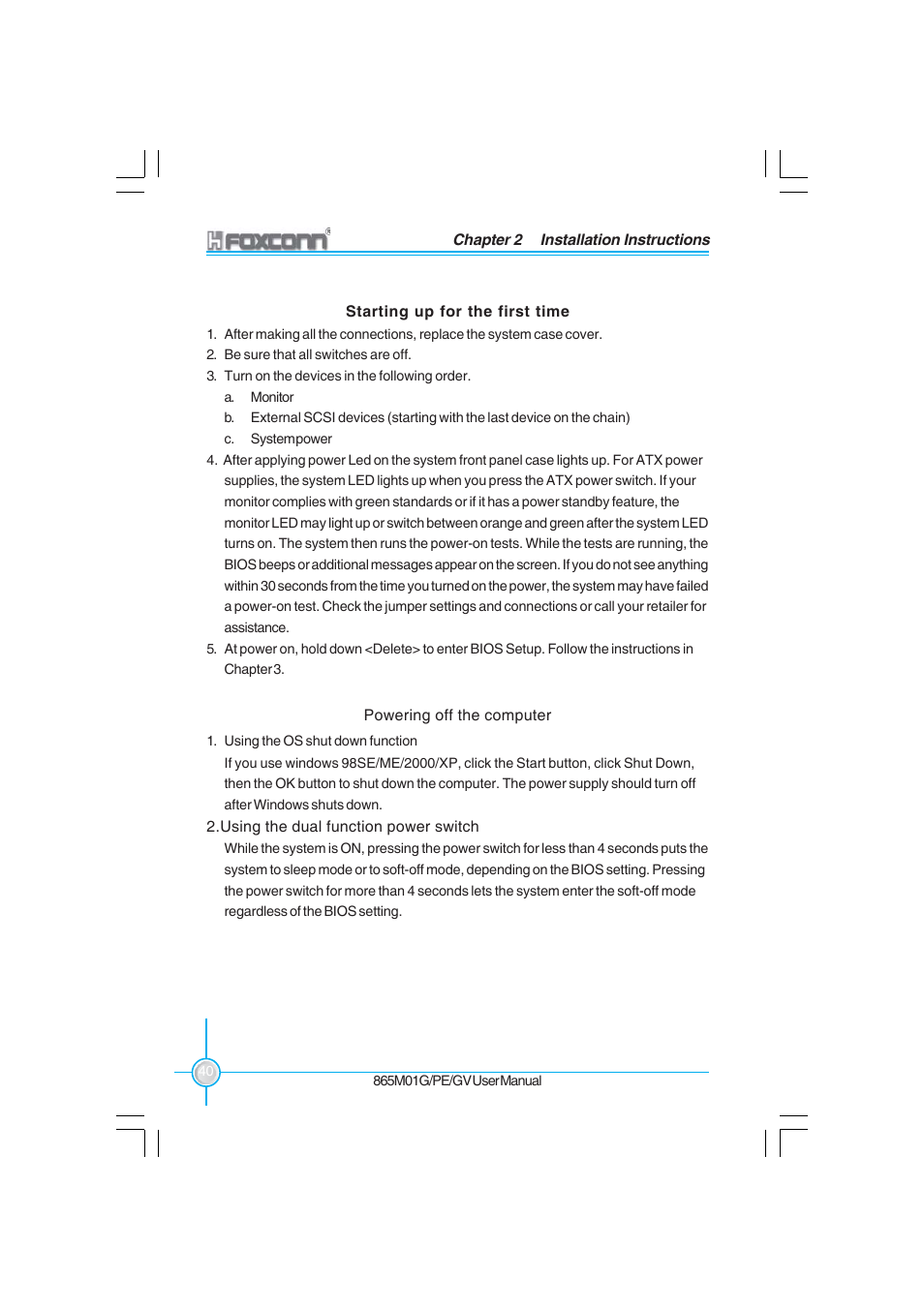 Foxconn 865M01-G-6ELS User Manual | Page 48 / 111