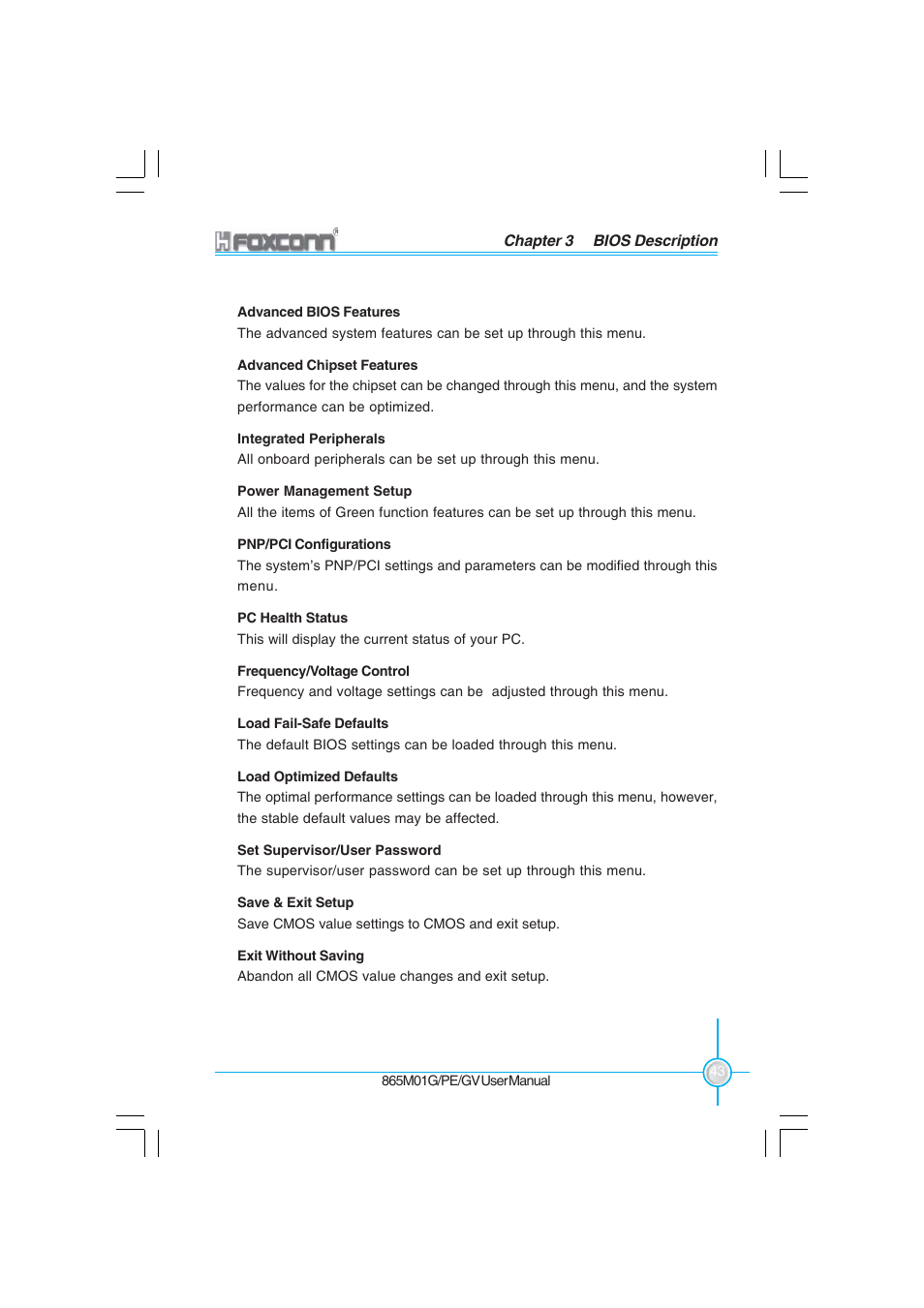 Foxconn 865M01-G-6ELS User Manual | Page 51 / 111