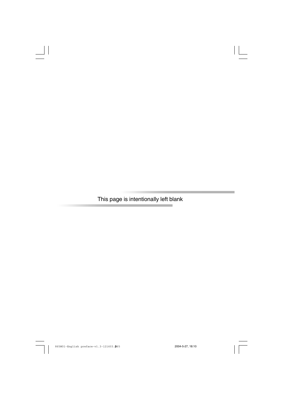 This page is intentionally left blank | Foxconn 865M01-G-6ELS User Manual | Page 8 / 111