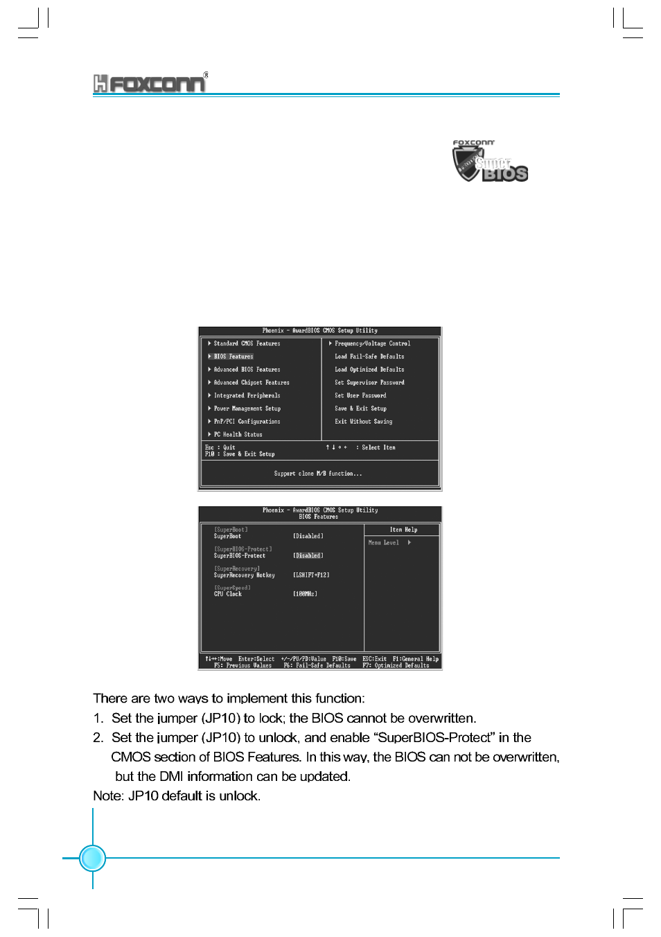 Superbios-protect | Foxconn 865M06-G-6EKS User Manual | Page 102 / 119
