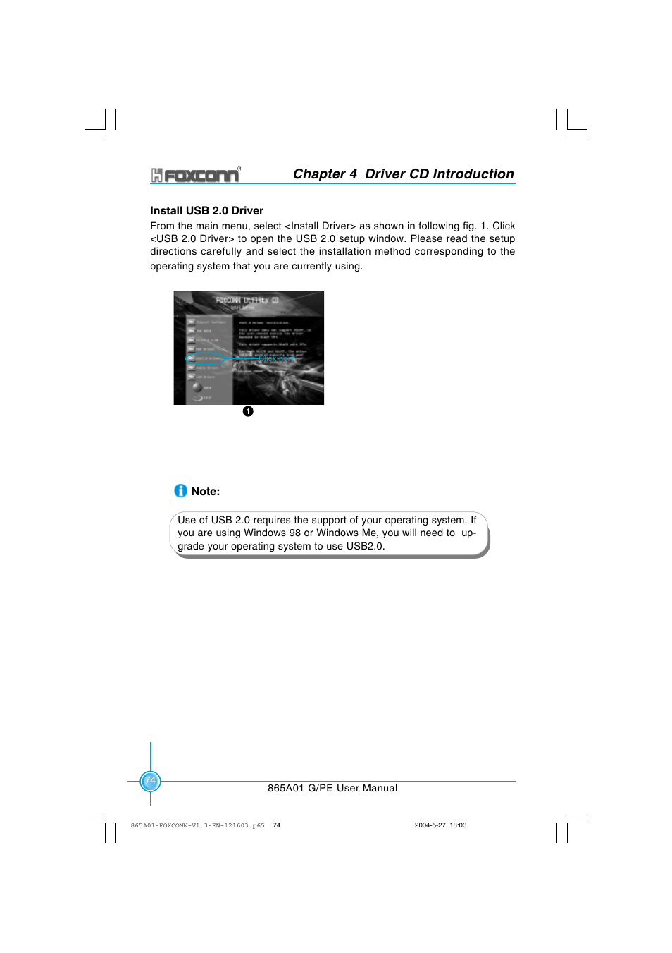 Chapter 4 driver cd introduction | Foxconn 865A01-PE-6EKRS User Manual | Page 82 / 124