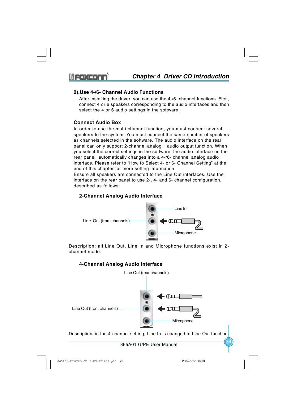 Chapter 4 driver cd introduction | Foxconn 865A01-PE-6EKRS User Manual | Page 87 / 124