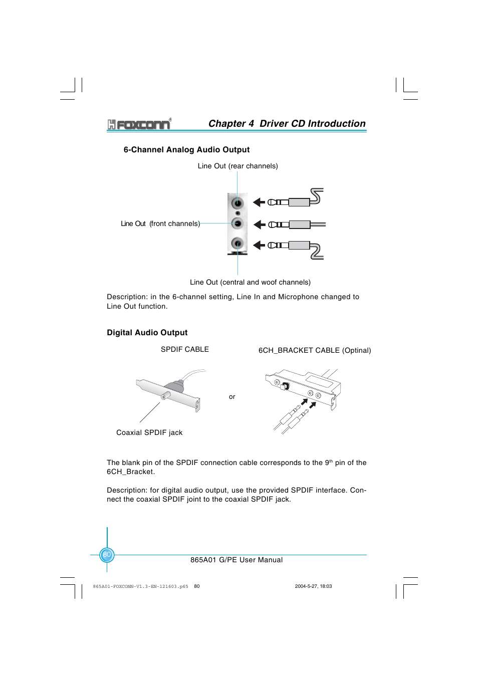 Chapter 4 driver cd introduction | Foxconn 865A01-PE-6EKRS User Manual | Page 88 / 124