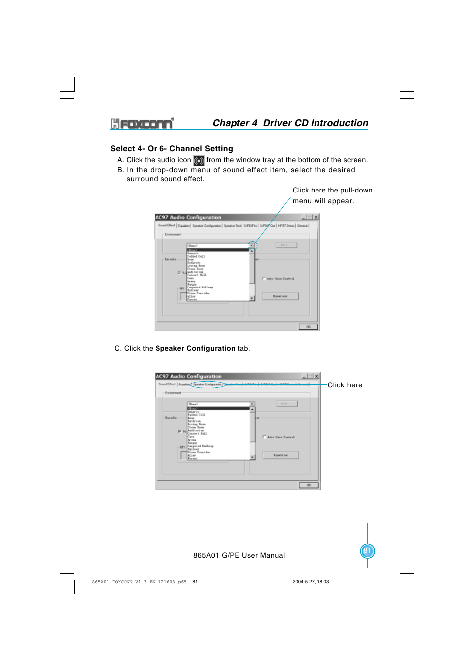 Chapter 4 driver cd introduction | Foxconn 865A01-PE-6EKRS User Manual | Page 89 / 124