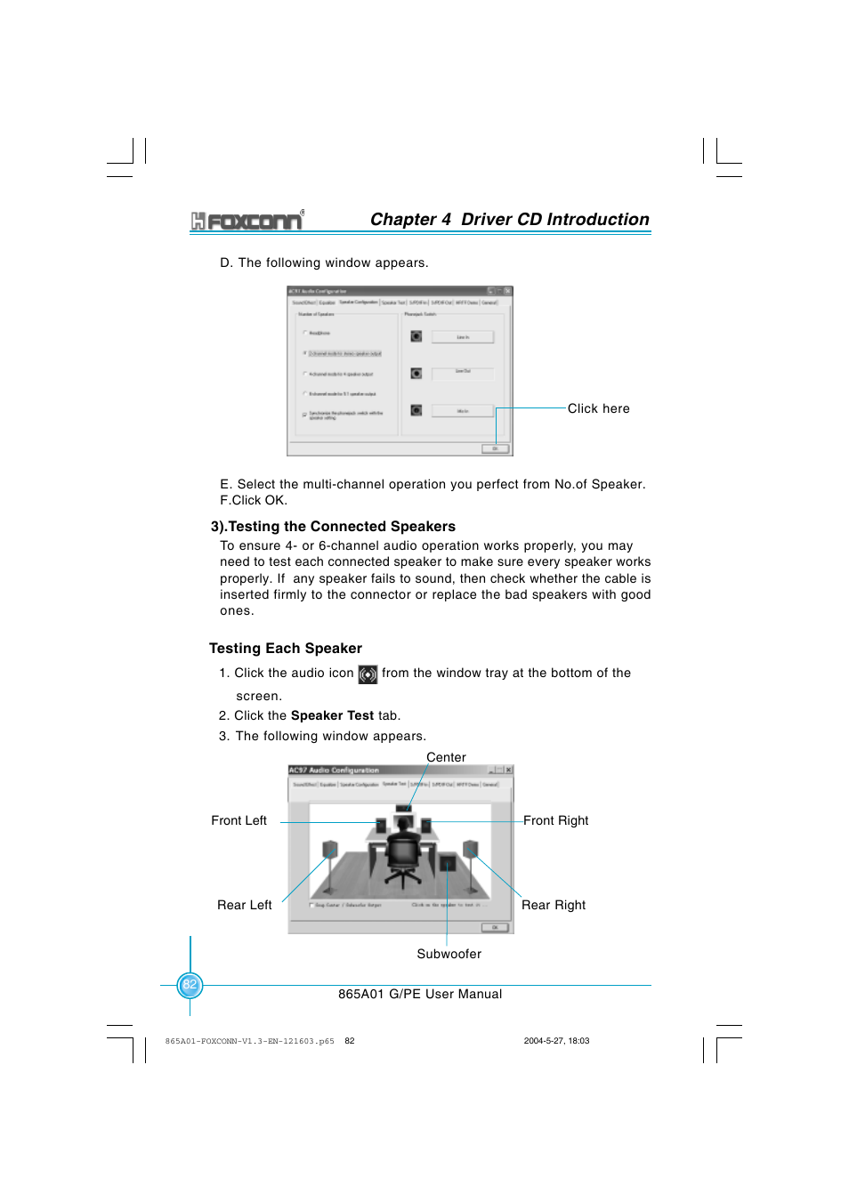 Chapter 4 driver cd introduction | Foxconn 865A01-PE-6EKRS User Manual | Page 90 / 124